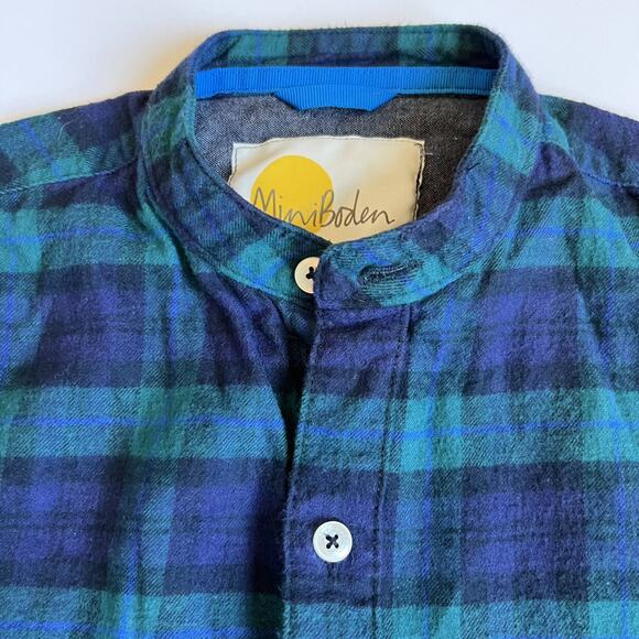 Mini Boden Flannel Shirt 9-10 - Picture 5 of 7